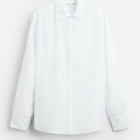 White pattern shirt - Picture 1 of 4